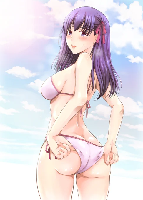 お尻をなおす桜ちゃん🌸 #いいおしりの日 
