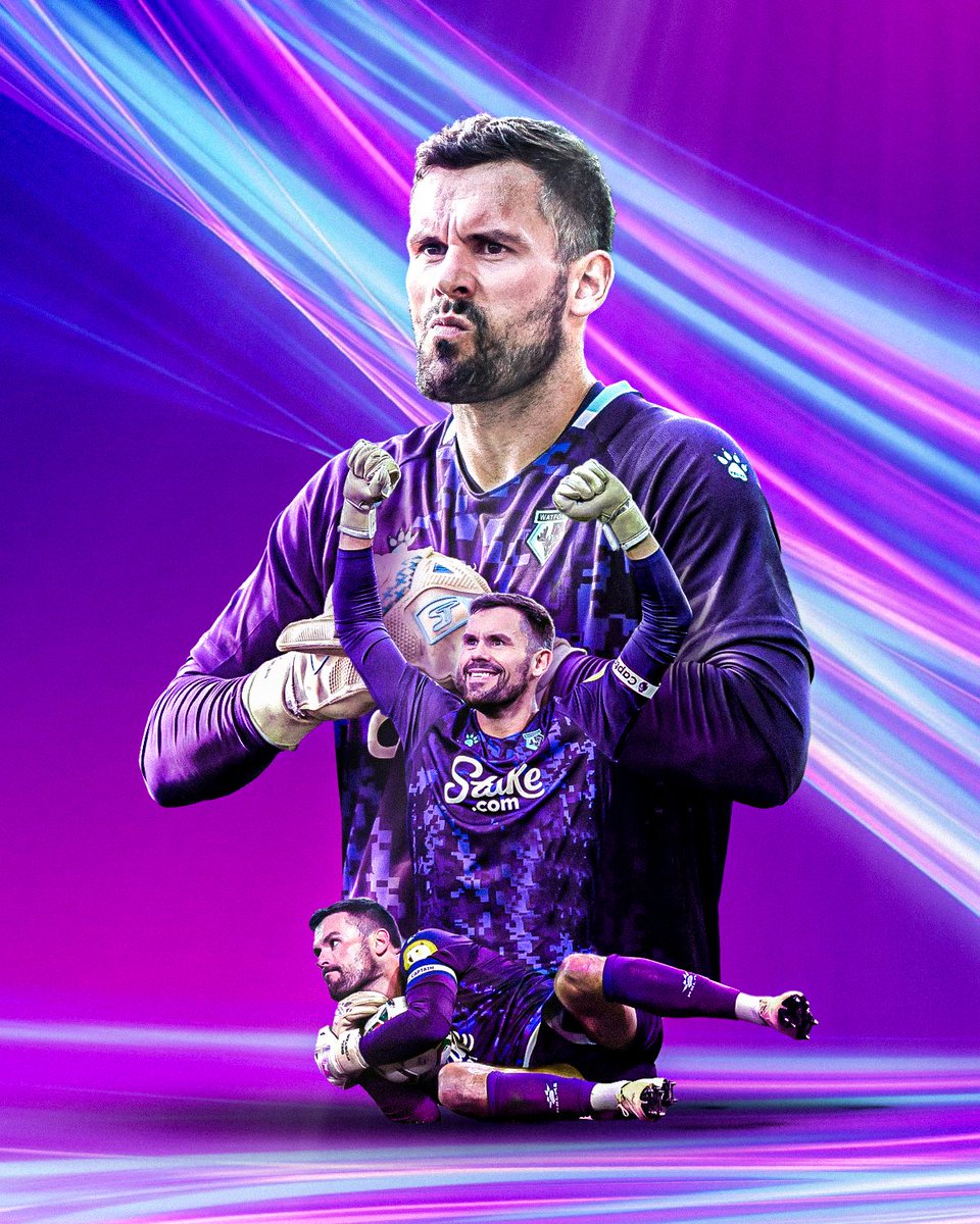designedbykiren's tweet photo. It just had to be him, didn't it? Ben Foster (@benfoster) "what a friggin legend" 🌟 

18/20 - Watford #20Teams20Days https://t.co/xhcGesbZqm