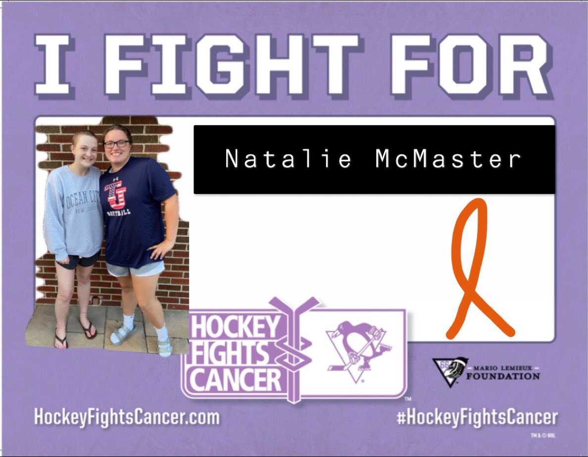 SammyMcIntosh15's tweet photo. One of my best friends on and off the softball field 🧡🧡 @MarioLemieuxFdn #natstrong #HockeyFightsCancer https://t.co/24SM6umGFn