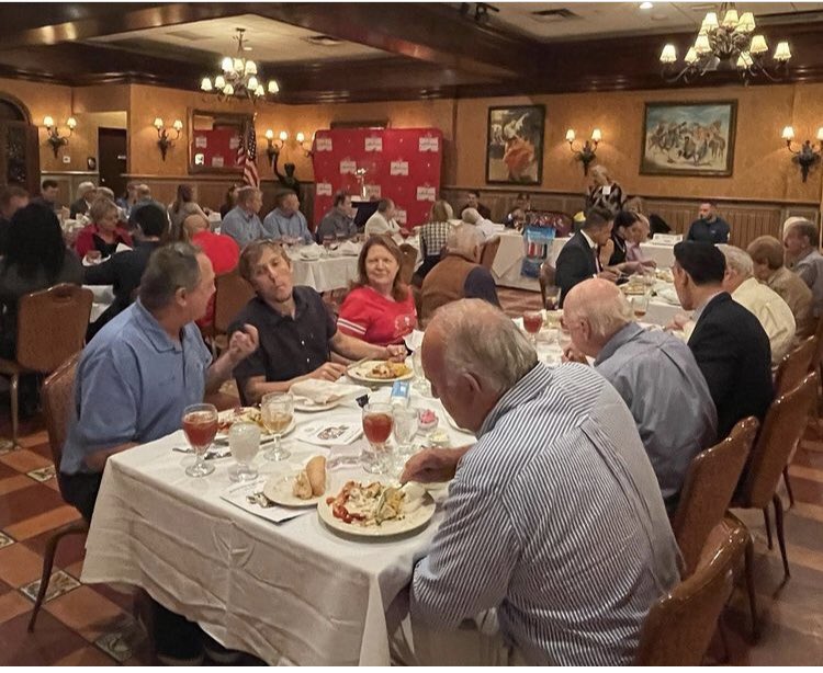 ClubYbor's tweet photo. Thank you to Jason Licht Bucs GM for speaking to us. His father was a great Rotarian and his story was inspiring! Go Bucs! @Buccaneers @Rotary @RotaryD6890 https://t.co/DB8kNbJX80