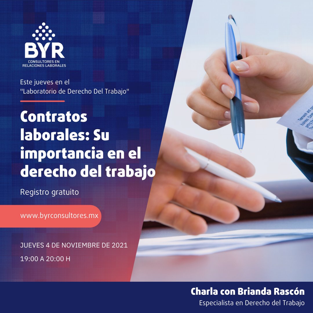 ConsultoresBYR's tweet photo. En el 𝐋𝐚𝐛𝐨𝐫𝐚𝐭𝐨𝐫𝐢𝐨 𝐝𝐞 𝐃𝐞𝐫𝐞𝐜𝐡𝐨 𝐝𝐞𝐥 𝐓𝐫𝐚𝐛𝐚𝐣𝐨 𝐜𝐨𝐧 𝐁𝐫𝐢𝐚𝐧𝐝𝐚 𝐑𝐚𝐬𝐜𝐨́𝐧 hablaremos sobre la importancia de este instrumento para dignificar las relaciones laborales. ☝️

𝐑𝐞𝐠𝐢𝐬𝐭𝐫𝐨 𝐠𝐫𝐚𝐭𝐮𝐢𝐭𝐨: https://t.co/fHbbNjk9dB https://t.co/02mrUjy9zr
