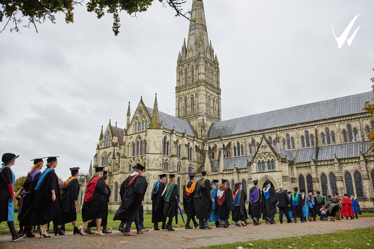 WiltsColl's tweet photo. Will you be in #Salisbury tomorrow?

Keep an eye out for our students - they will be parading through the city for our Graduation Ceremony at Salisbury Cathedral.

Processions will be at 10.45am and 1.45pm.

Come out and give them a cheer!

#WeAreGraduating https://t.co/7u8PIJICfr