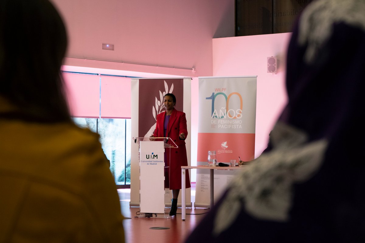 DemospazUAM's tweet photo. Durante el acto, "20 mujeres líderes de relevante trayectoria personal y compromiso político de diferentes países africanos y mediterráneos", intervino la periodista @diakatop10 , de Guinea Conakry. #programaRAISA
Más información: https://t.co/Egrl6B3uES https://t.co/2cZGgsFBNK