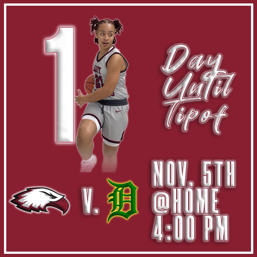 1 day left and  we back in action!!!! Letsssss Goooooooo🔥🏀 Don’t meet us there beat us there #EaglesNation🦅 #BrickByBrick #MakeItCount #WeWill #WeHungry #NewEra