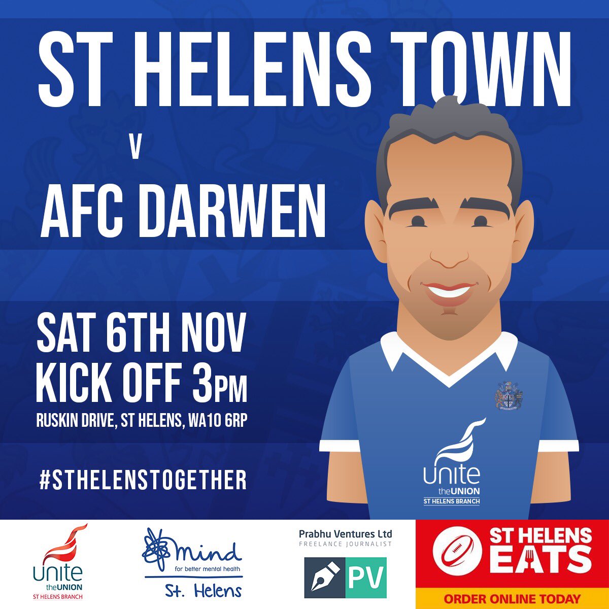sthelenstownfc's tweet photo. 📢Up next we’re at home v @AFCDarwen1
🏟@ruskinsthelens
🗓Saturday 6th November
⏱3PM
⚽️@nwcfl
@sthelensmind @CherylWillow @unite0865 @EatsHelens @AshishPrabhu3
#StHelens #Tellins #StHelensTogether #upforthefight #NonLeague #cmontown https://t.co/NwabwUthmW