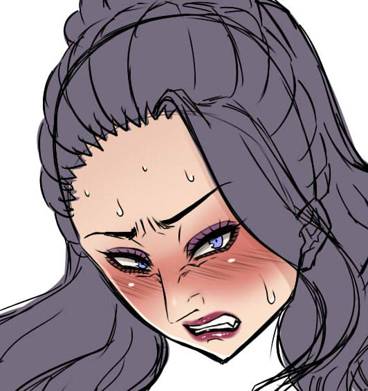 小鼻描くと表情豊かになるけど好みも分かれそう 