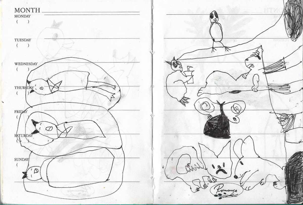 I favored ballpoint pen above all else. See, I wasn't a coward back then.