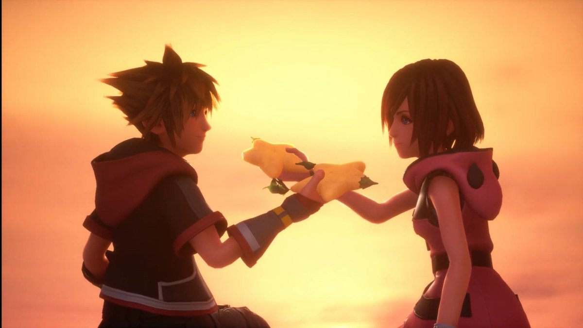 Key_Cast's tweet photo. "Kairi, I'll keep you safe." "No, let me keep you safe." #Kingdomhearts https://t.co/Qf91AU1lSc