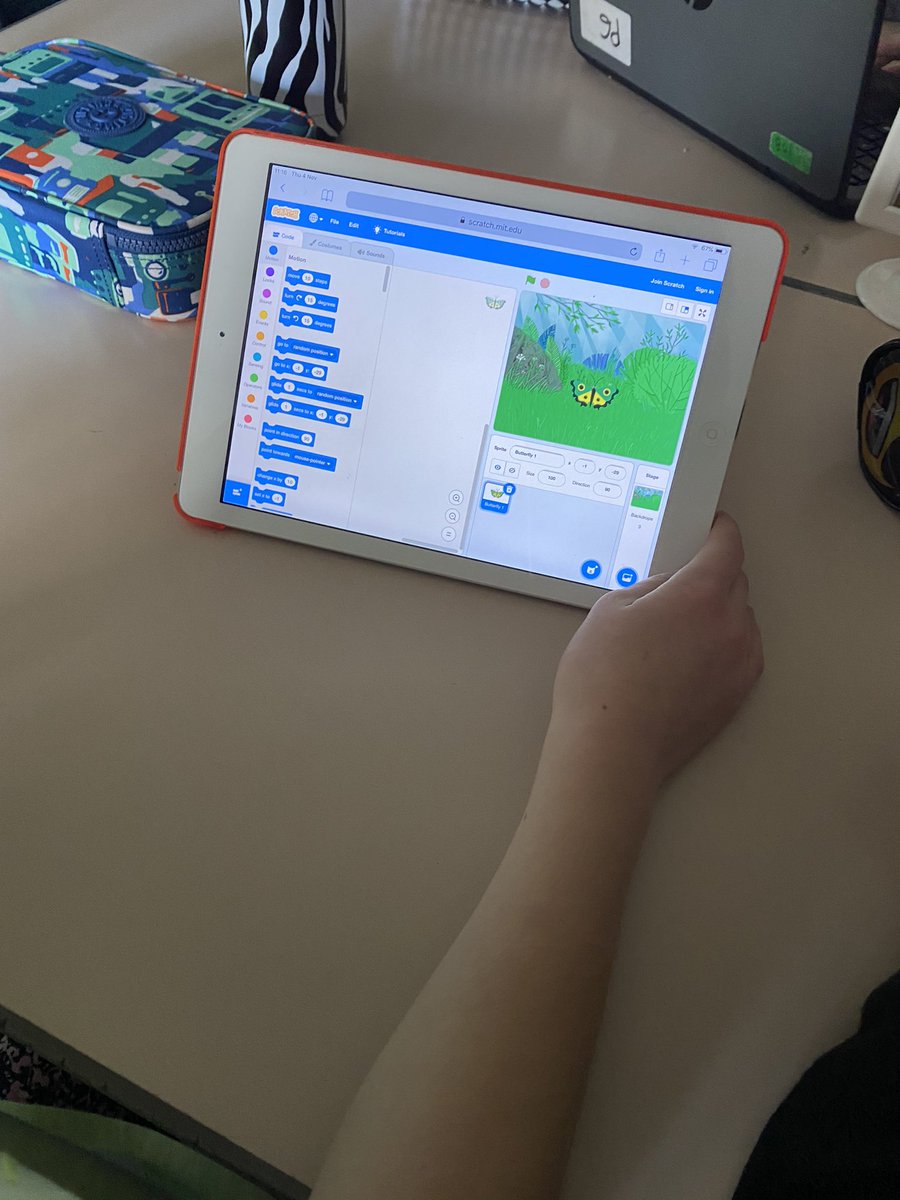 williamstonps's tweet image. P6 had great fun today using Scratch to build a butterfly garden! We have learnt so many new coding skills and linked this to our learning on COP26. #computingscience #coding @DigiLearnScot @codeclubscot