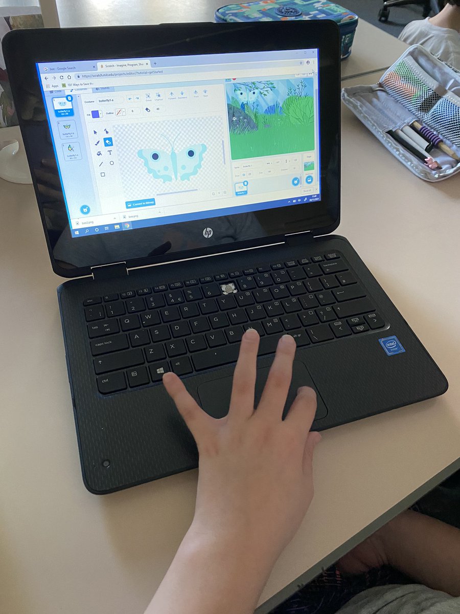 williamstonps's tweet image. P6 had great fun today using Scratch to build a butterfly garden! We have learnt so many new coding skills and linked this to our learning on COP26. #computingscience #coding @DigiLearnScot @codeclubscot