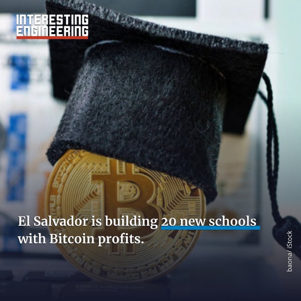 EvanKirstel's tweet image. #ElSalvador President Nayib Bukele has declared that his government will use the profits made from #Bitcoin to build new schools in the country #btc