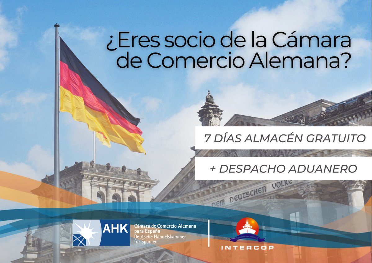 IntercopS_L's tweet photo. Nuestra actividad se basa en apoyar a otras empresas y seguimos haciendo extensible nuestro compromiso. Y es que ahora, si eres socio de la Cámara de Comercio de Alemania con España, podrás beneficiarte de bonificaciones especiales en nuestros servicios contratando el transporte https://t.co/0G2w55xj5a