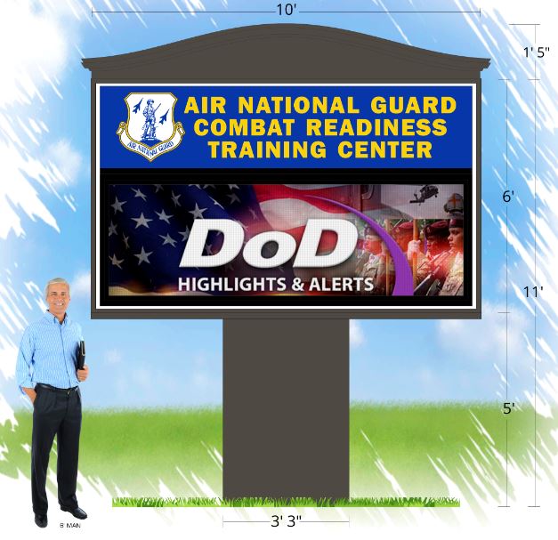 stewartsigns's tweet photo. The company of choice for bases and federal installations worldwide. We proudly serve all branches of the U.S. Military. #SignProjects #NationalGuard #LED #Signage #Signs #StewartSigns #signcompany #military #LEDsigns #LetterSigns #IDsigns #lightboxsigns #GSA https://t.co/5khCrR4w7y
