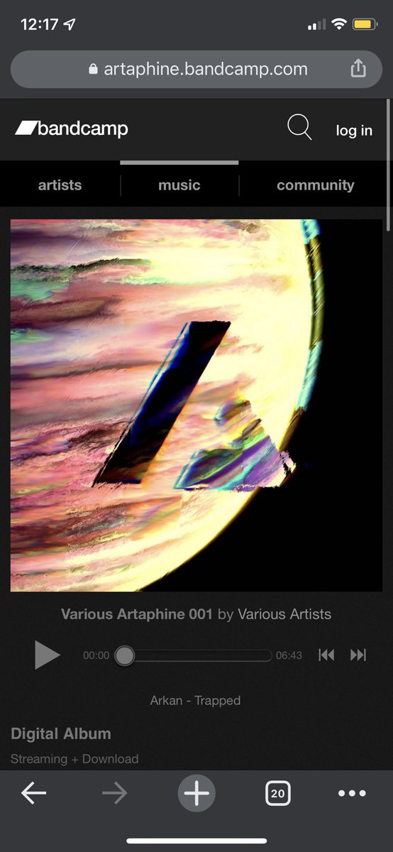 Various Artaphine 001 is now live on Bandcamp, YouTube and Soundcloud.

artaphine.bandcamp.com