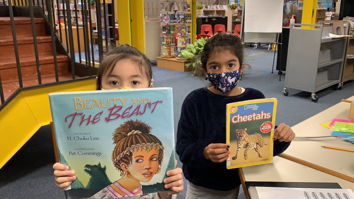 Today during library we learned about fairytales and folktales!