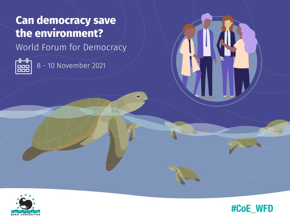 WildlifeComms's tweet photo. .@WFDemocracy is only a few days away! Some recommendations for sessions on nature protection: a Forum Talk on the links between biodiversity, climate change and a healthy environment is taking place on Nov 9 at 11:30 a.m. CET. 🌿 Read more: https://t.co/sccMzHf5DM https://t.co/BluuAhpHR6