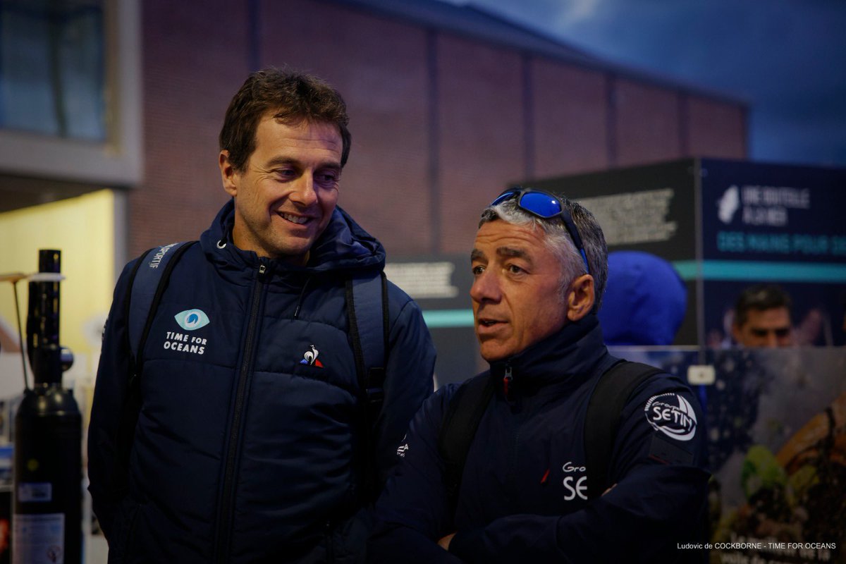 Hier soir avait lieu sur le stand <a href="/ImocaGS/">IMOCAGlobeSeries</a> une présentation de la communauté scientifique pour la recherche sur le mileu marin. L’occasion pour les skippers présents de rappeler leurs engagements en faveur de la préservation des Océans lors de la @TransatJV.

#wearetimeforoceans