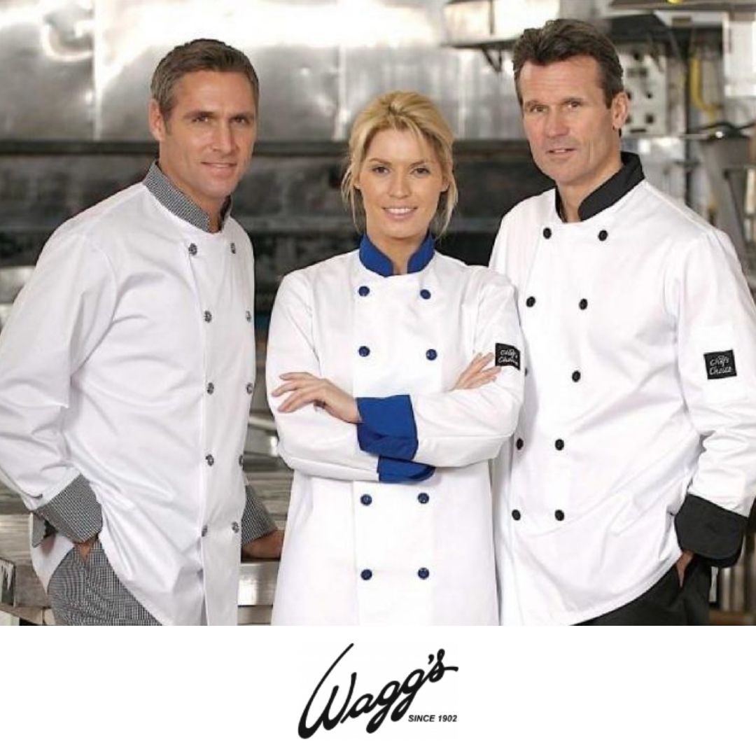 WaggsLTD's tweet photo. Stay cool in the kitchen and look great with our high quality and durable, chef coats! We'll create a custom, uniform rental program to fit your specific needs.  #ChefCoats #CooksCoats #RestaurantUniforms #WeveGotYouCovered  https://t.co/vozj3yoC9L" https://t.co/l4KycoHjtg
