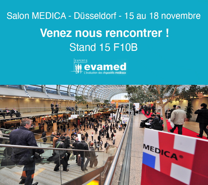 Evamed_'s tweet photo. SAVE THE DATE 📅 L'équipe @Evamed_ vous donne rendez-vous pour l'événement majeur de cette fin d'année pour tous les experts de la #MedTech : Le Salon #MEDICA2021 à Düsseldorf du 15 au 18 nov.

Venez nous rencontrer à notre stand 15F10B 😉
#DispositifMedica #DM #RechercheClinique https://t.co/X1oIBwieHD