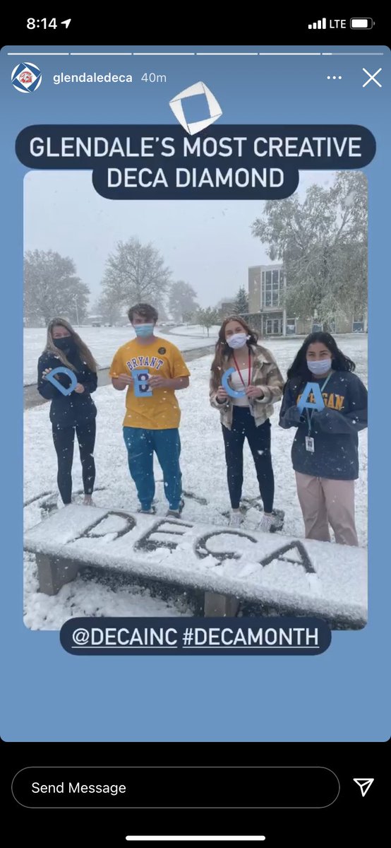 Glendale DECA (@glendaledeca) on Twitter photo #DECAMONTH Day 4! Our most creative DECA Diamond! Make sure you are DMing your pictures to our Instagram <a href="/glendaledeca/">Glendale DECA</a> be featured β₯οΈπ #DECAMONTH Day 4! Our most creative DECA Diamond! Make sure you are DMing your pictures to our Instagram <a href="/glendaledeca/">Glendale DECA</a> be featured β₯οΈπ