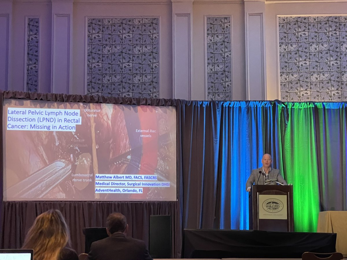 <a href="/TAMISYoda/">Matthew Albert</a> Matt Albert discusses the importance and future of lateral pelvic lymph node (extramesorectal) dissection in management of rectal cancer. Paradigm change from chemo for all?? #OCC2021 <a href="/AdventHealthCFL/">AdventHealth Central Florida</a>