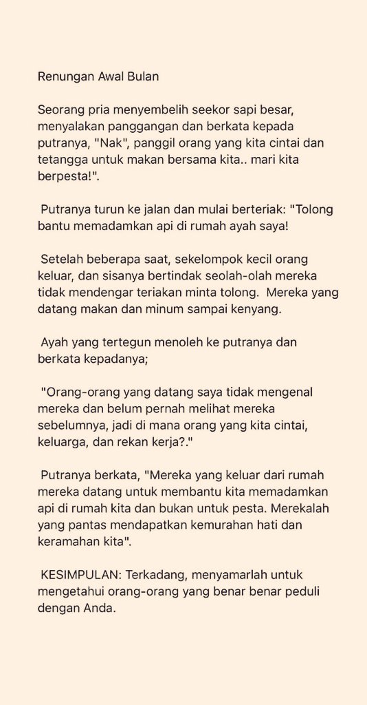 Ennyke On Twitter Renungan