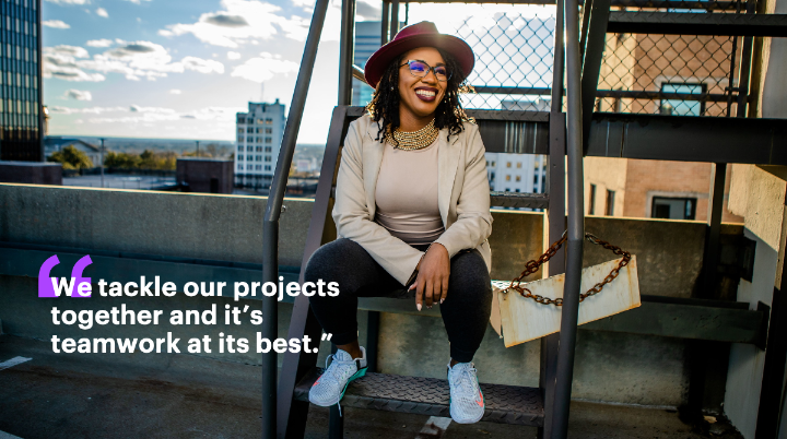 Laborde87's tweet photo. Techie, sunset chaser, big-time crafter, and Mom—meet our Dana Montgomery. She uses cutting edge tech like SAP to help companies improve their supply chain.

See how you can do work like Dana 👉 https://t.co/8gNvXjE99m https://t.co/9flOL96YAN