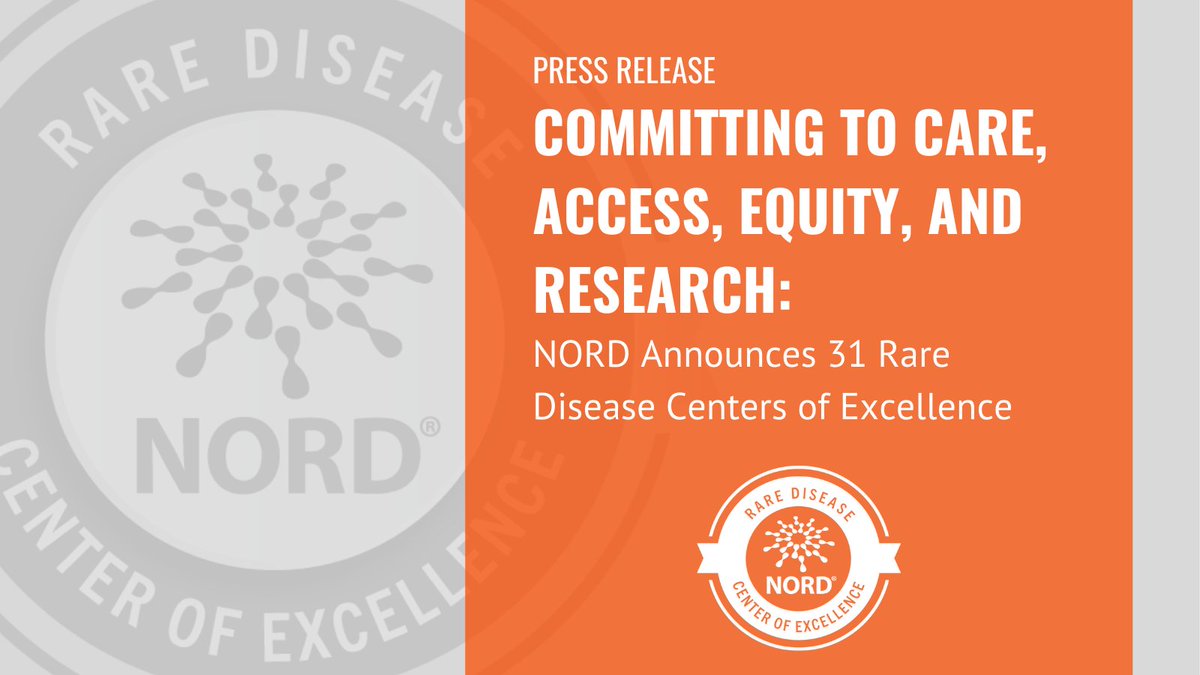 National Organization for Rare Disorders (NORD) tweet media