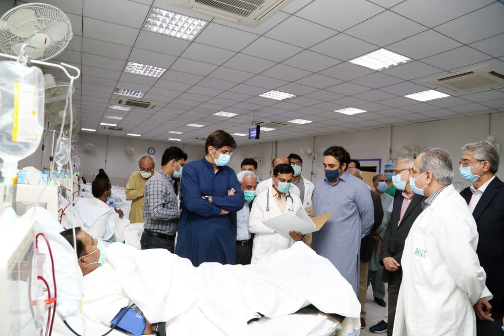 BBhuttoZardari's tweet photo. Grateful to govt of sindh for SIUT Larkano. patients will receive 100% free of cost kidney treatment. After NICVD &amp; Children ER yet another international standard health facility for people of my city absolutely free. Look forward to SIUT opening in every district in the future. https://t.co/6ptgt1vbaw