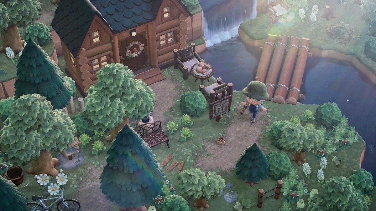 山小屋建ったぞワ〜〜〜イ！！ありがとうアプデ森に帰ろう
#acnh #animalcrossing