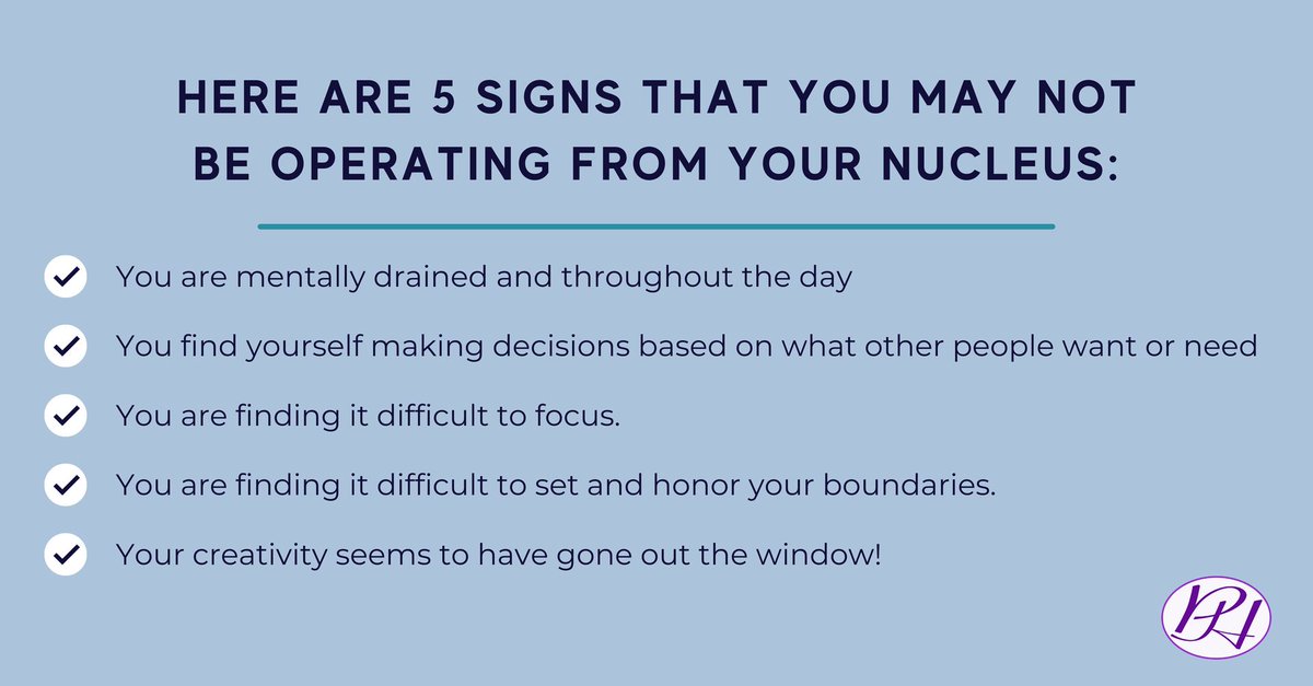PatHoniotesMS's tweet photo. Signs You've Stepped Out of Your Power (your Nucleus)!
Believe it or not, you can step out of your power without even realizing it. 

~You are mentally drained and throughout the day, even the little things are frustrating and driving you to the point of distraction! https://t.co/VDmxpSVlKU