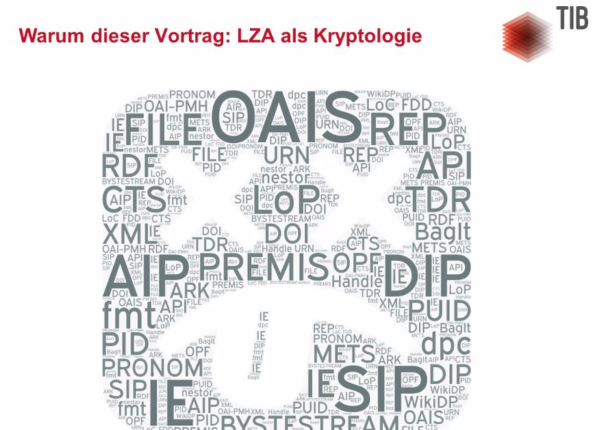 Das trifft meinen Eindruck zu Beginn meiner Beschäftigung mit der digitalen Langzeitarchivierung sehr gut :D Kurzweiliger, zugänglicher &amp; sehr hilfreicher Vortrag von <a href="/MickyLindlar/">Micky Lindlar</a> zur Kryptologie der #dLZA im Rahmen von #WDPD2021