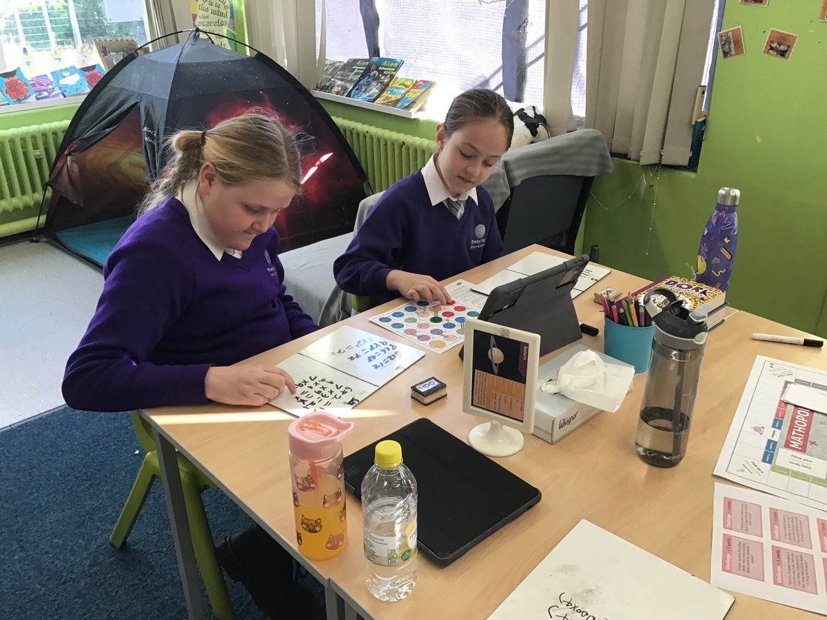 MissRDodd's tweet photo. Year 5 have been learning to multiply bigger numbers over the past couple of weeks. We have applied our skills  and tackled reasoning problems. Today we created our own multiplication board games! ✖️➕➗➖ https://t.co/vIWv8SVOnA