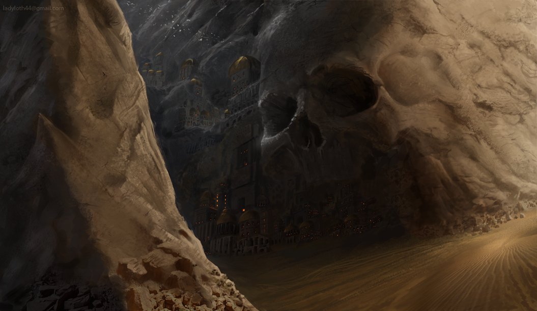 LadyLothArt's tweet photo. City of the Lost concept art https://t.co/69Qu1phR2H