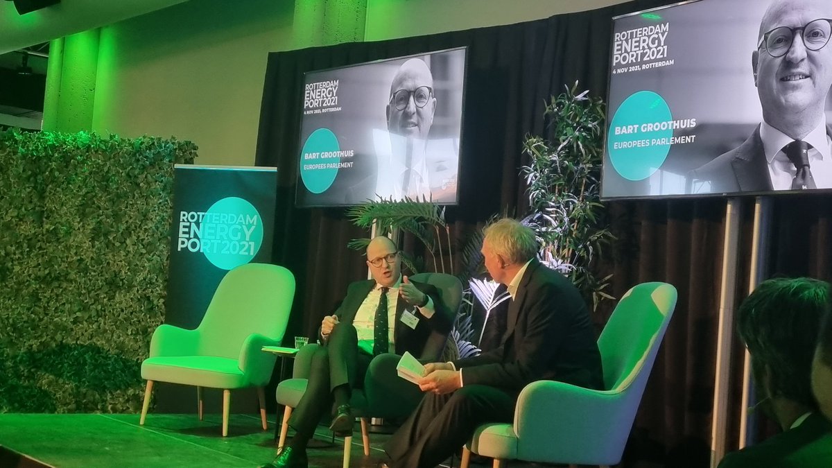 Bij #energyport in #Rotterdam benadrukt <a href="/bgroothuis/">Bart Groothuis</a> dat er te weinig aandacht is voor het verdienvermogen in het #fitfor55 pakket.