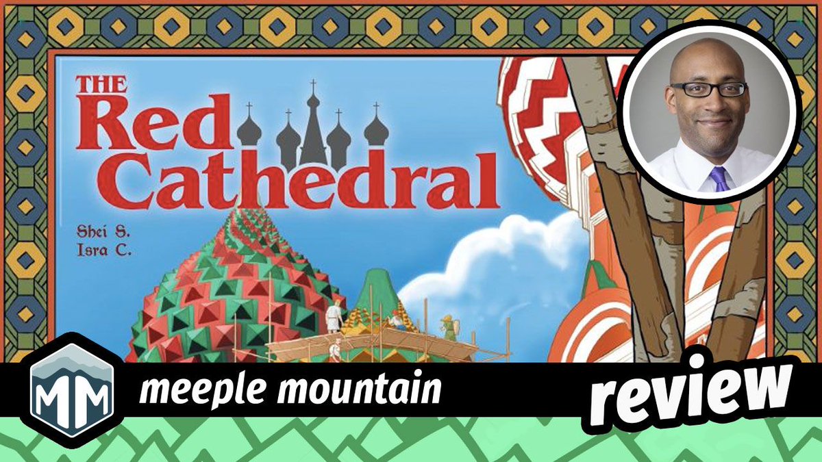 meeplemountain's tweet photo. The Red Cathedral, a 2020 release from @devirgames, has given Justin even more reasons to love games with dice; let’s roll to the review!

https://t.co/i0nvWPgklB

#BoardGames #DiceGames #Dice #Cathedrals #StBasil #IvanTheTerrible #Fun #EconomicGame #Rondel #Games #GameReview https://t.co/k4dXXII1Zu