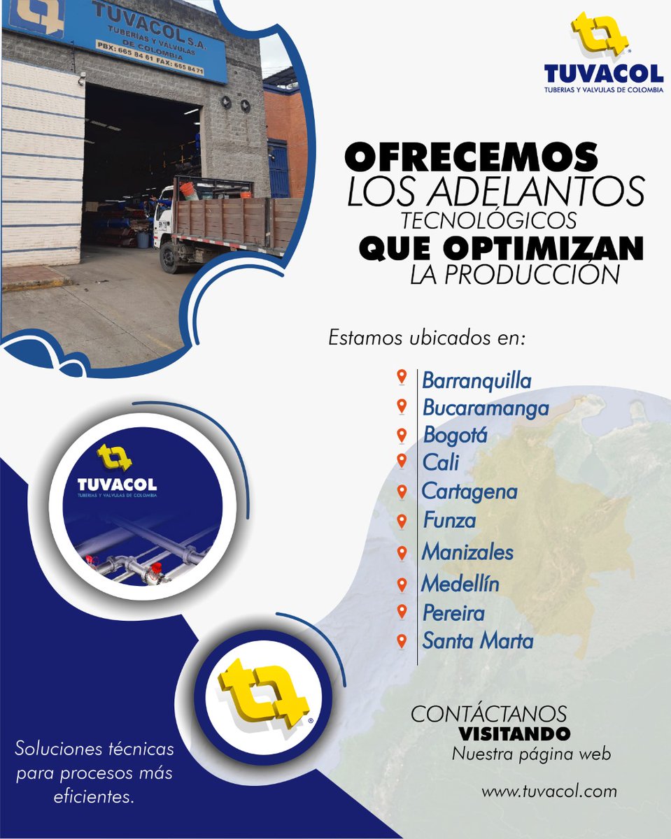 TuvacolSA's tweet photo. Disponemos de una amplia gama de productos. Dejenos ayudarlo a tomar una buena decisión de compra. 

Para contactarnos, visita nuestra página web. 
https://t.co/eRsw104vch https://t.co/Kh2FKkEr27