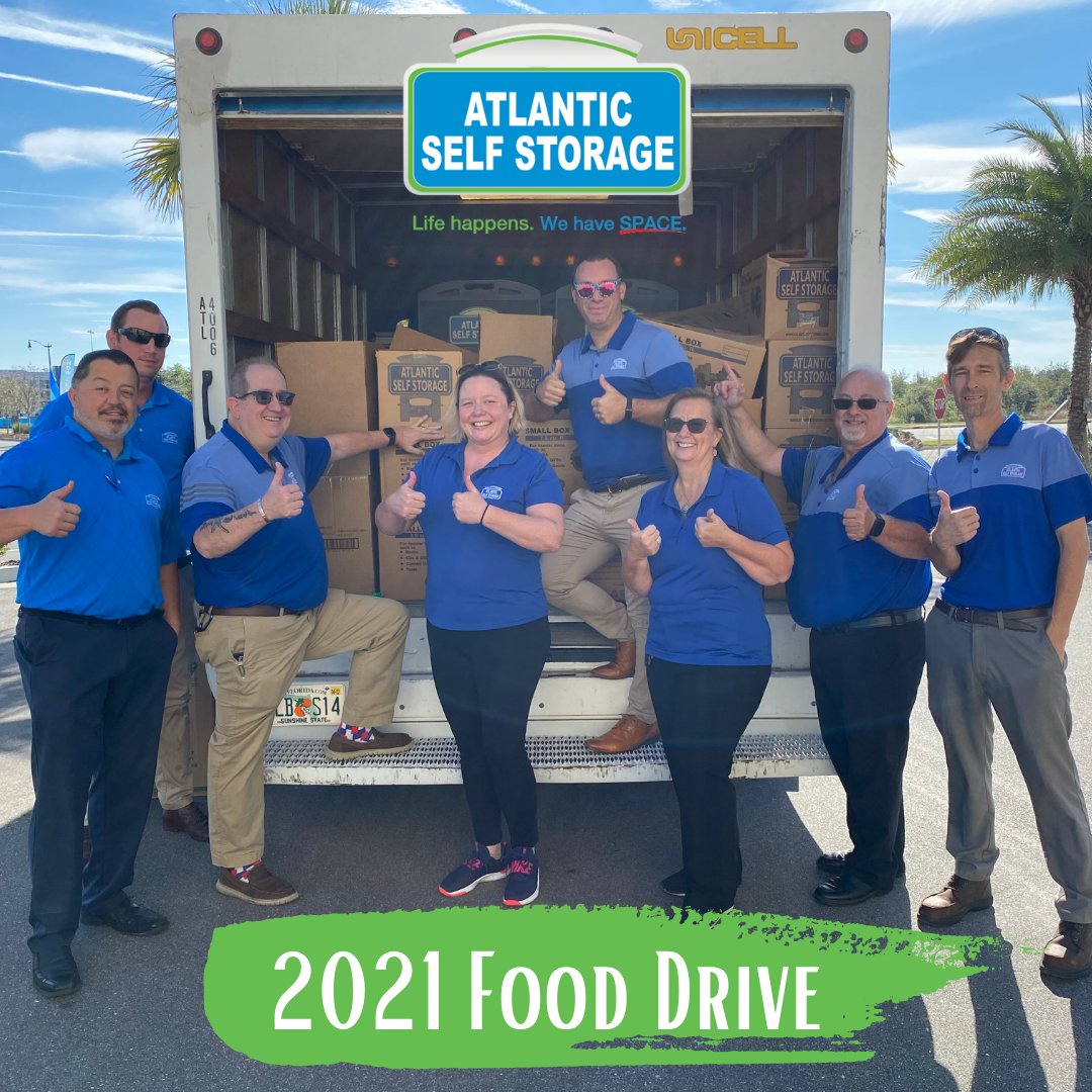 atlanticssfl's tweet photo. This week we collected our food drive donations from each Atlantic Self Storage location. Thank you to everyone that donated food and helped us fill our entire truck!   To further help our community, we supplied 500 turkeys to those in need! @farmshare 

#AtlanticSelfStorage https://t.co/Izz3LBXgxH