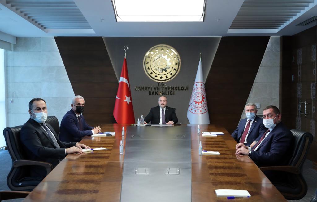 GVidinlioglu's tweet photo. Sanayi ve Teknoloji Bakanımız Mustafa Varank’ı ziyaret ettik. https://t.co/H70Odc0fNQ