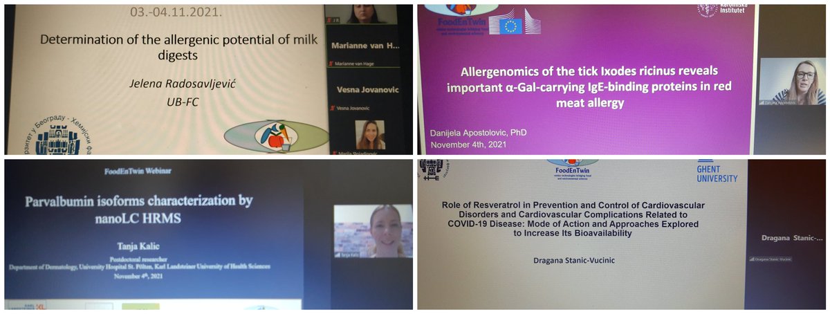 MajaKrsticRist1's tweet photo. Thank you for very interesting lectures! @FoodEnTwin webinar https://t.co/19nXkHhRhP