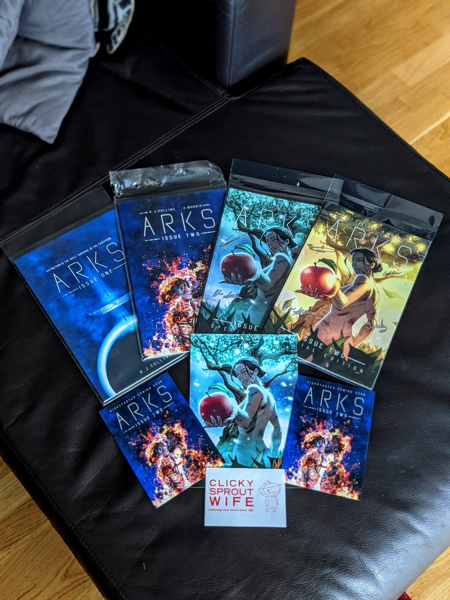 The first copies of Arks Issue 2 are landing in the hands of Kickstarter backers already!  I'm so excited for everyone to read this!  If you're at <a href="/ThoughtBubbleUK/">Thought Bubble Festival</a> next weekend it's your only chance you have to buy it outside of crowdfunding!  😮
