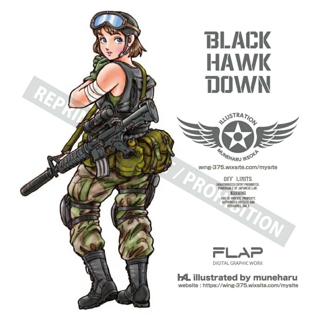 MILITARY PIN-UP GIRLS』 先日ご依頼戴いた『陸上自衛隊コスチューム