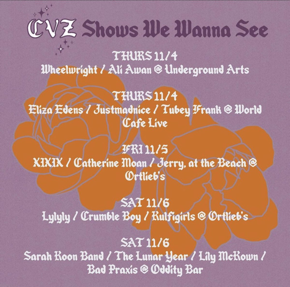 we’re playing oddity bar in two days! come see us! fuck!