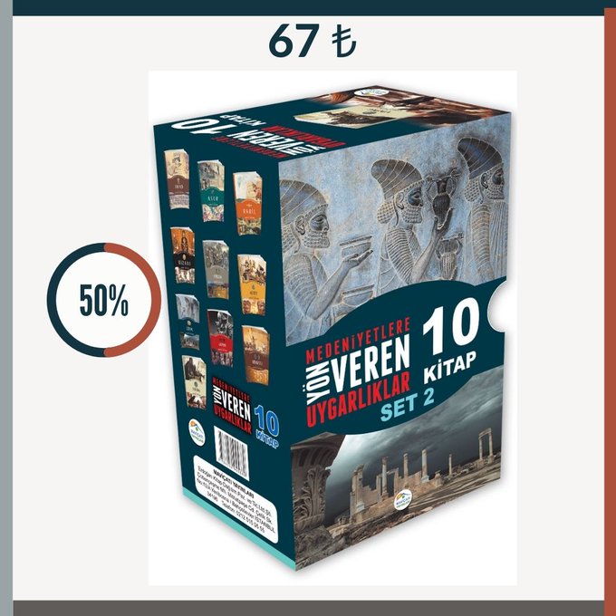 %50 İndirim

Medeniyete Yön Veren Uygarlıklar 10 Kitap Seti -2

Sağı işaret etmek mirkitap.com/product-page/m…