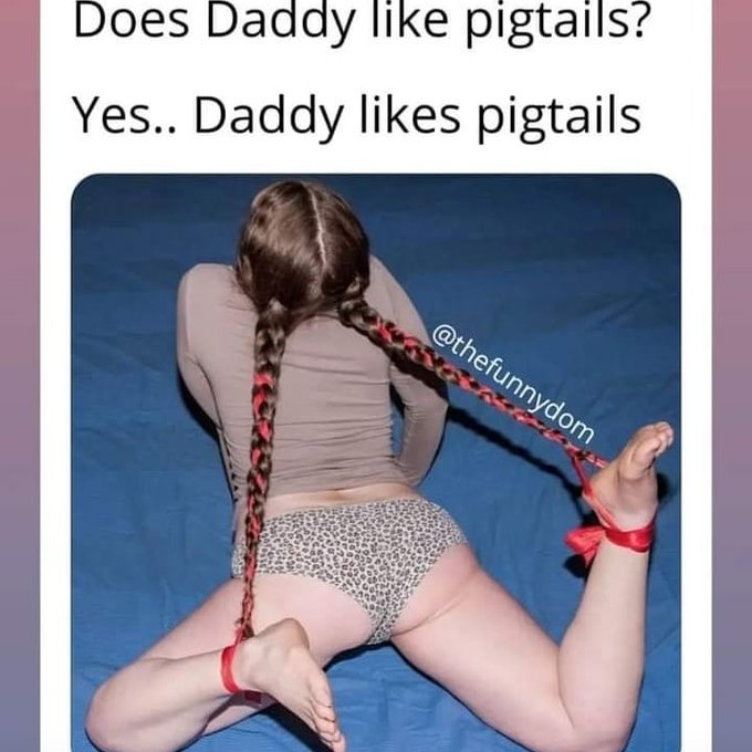 I aim to Please.......  #pigtails #handlebars #bondage https://t.co/2q3nm4WgqI<a href="/tag/pigtails"class="tags">#pigtails</a><a href="/tag/handlebars"class="tags">#handlebars</a><a href="/tag/bondage"class="tags"><span>#bondage</span></a>