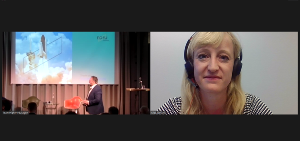 ECIUniversities's tweet photo. It was an honour to present ECIU's actions to innovate Europe's education at the @ACASecretariat @CH_universities @movetia_ch seminar #EducationInnovation_2021. It's about time that the excellent Swiss partners can fully join #ErasmusPlus and #HorizonEurope! https://t.co/mCjZzJgVrV