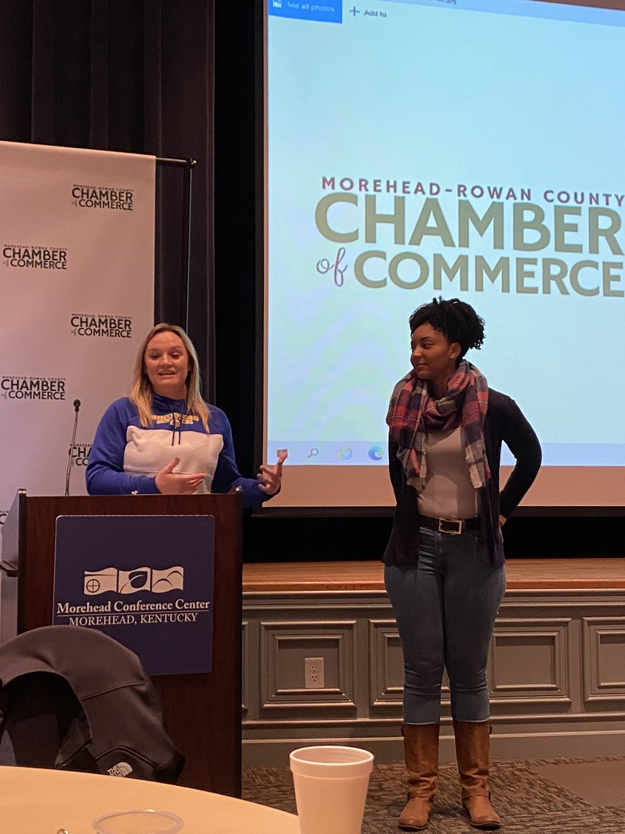 MSUEaglesWBB's tweet photo. Morehead - Rowan County  
Chamber of Commerce Breakfast. 

#𝐒𝐨𝐚𝐫𝐇𝐢𝐠𝐡𝐞𝐫 𝐱 @MSUEaglesWBB 🦅 https://t.co/uIewFS9SbO