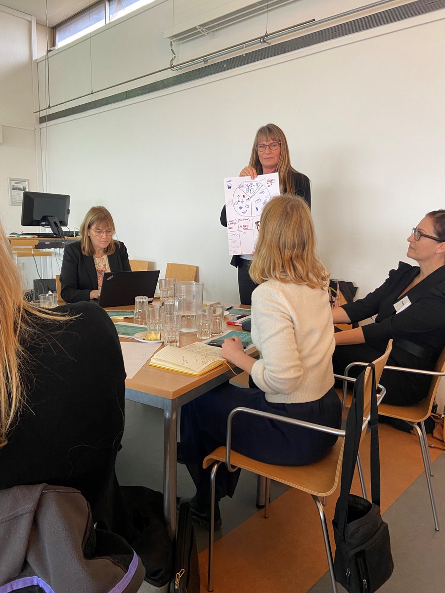 SundMadDK's tweet photo. I dag afholdt vi workshop sammen med @Foedevare om hvordan fremtidens kostmodeller kan se ud.

Deltagerne var stort set enige i, at der er en god idé at visualisere kostens sammensætning. Samtidigt er det en svær opgave at nå ud til en stor målgruppe med forskellige behov. https://t.co/lJaC85Pk1f