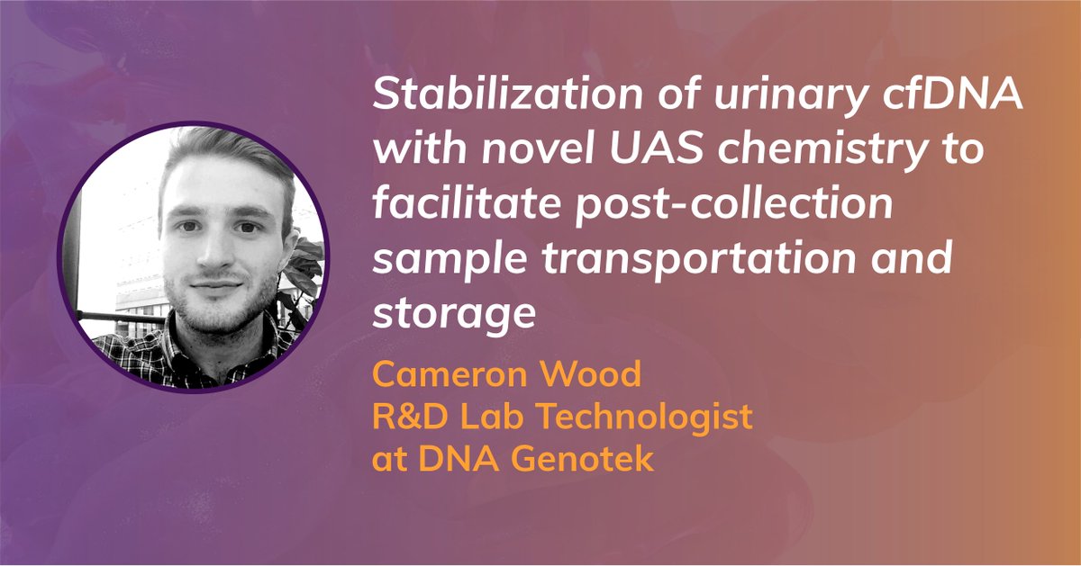 Novosanis's tweet photo. Check out Cameron Wood's poster on the stabilization of urinary cfDNA using our new UAS #chemistry. #ColliPee containing UAS is a convenient and promising device to not only collect but also stabilize important molecular biomarkers in first-void #urine.
https://t.co/RlHHqQETCI https://t.co/h6ZrDtRayl