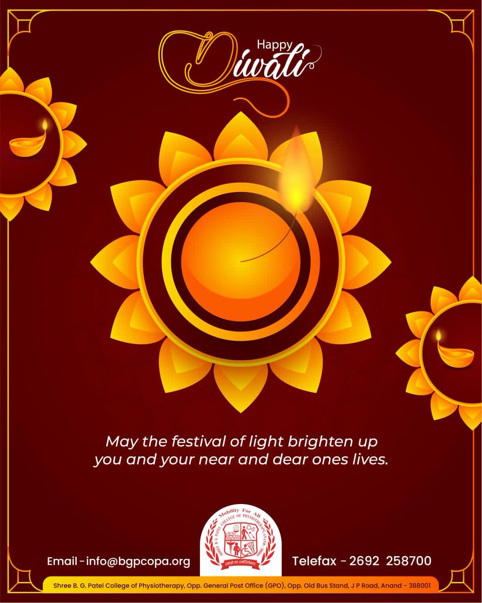 sbgpcopa's tweet photo. @WorldPhysio1951 Happy Diwali 🪔 https://t.co/2nCAnMK59B